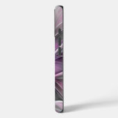 Blumenmuster Fraktal Moderne Abstrakte Blume Rosa Case-Mate iPhone Hülle (Rückseite / Links)