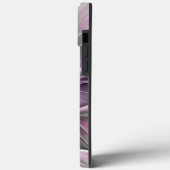 Blumenmuster Fraktal Moderne Abstrakte Blume Rosa  Case-Mate iPhone Hülle (Rückseite / Links)