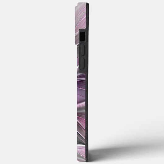 Blumenmuster Fraktal Moderne Abstrakte Blume Rosa Case-Mate iPhone Hülle (Rückseite / Links)