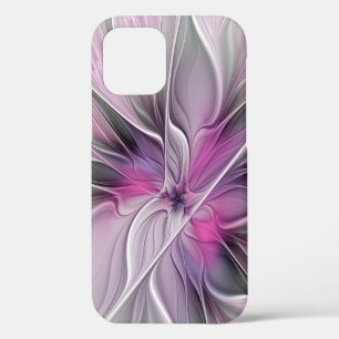 Blumenmuster Fraktal Moderne Abstrakte Blume Rosa  Case-Mate iPhone Hülle