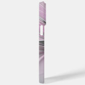 Blumenmuster Fraktal Moderne Abstrakte Blume Rosa Case-Mate iPhone Hülle (Rückseite / Rechts)