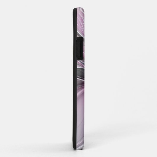 Blumenmuster Fraktal Moderne Abstrakte Blume Rosa Case-Mate iPhone Hülle (Hinten/Rechts)