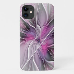 Blumenmuster Fraktal Moderne Abstrakte Blume Rosa Case-Mate iPhone Hülle