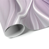 Blumenmuster Fraktal Moderne Abstrakte Blume Rosa Geschenkpapier (Rolleneckpunkt)