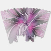 Blumenmuster Fraktal Moderne Abstrakte Blume Rosa Geschenkschachtel (Ungeklappt)