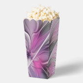 Blumenmuster Fraktal Moderne Abstrakte Blume Rosa Geschenkschachtel (Geplatzt)