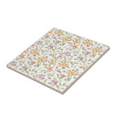 Blumenmuster Freesien Blumen Fliese (Seite)