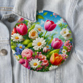 Blumenmuster/Frühlingsbilder Button (Beispiel)