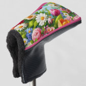 Blumenmuster/Frühlingsbilder Golf Headcover (3/4 Vorderseite)
