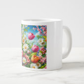 Blumenmuster/Frühlingsbilder Jumbo-Tasse (Vorderseite Rechts)