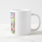 Blumenmuster/Frühlingsbilder Jumbo-Tasse (Rechts)