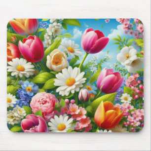 Blumenmuster/Frühlingsbilder Mousepad