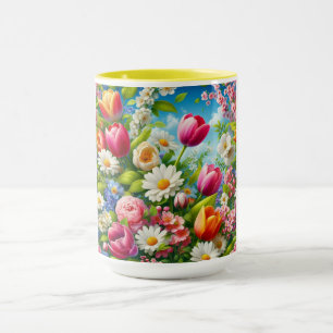 Blumenmuster/Frühlingsbilder Tasse