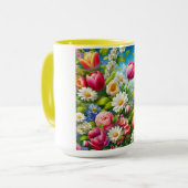 Blumenmuster/Frühlingsbilder Tasse (Vorderseite Links)