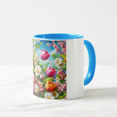 Blumenmuster/Frühlingsbilder Tasse (VorderseiteRechts)