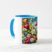 Blumenmuster/Frühlingsbilder Tasse (Vorderseite Links)