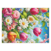 Blumenmuster/Frühlingsbilder Tischdecke (Vorderseite (Horizontal))