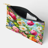 Blumenmuster/Frühlingsbilder Zubehörtasche (Offen)
