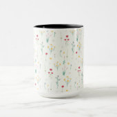Blumenmuster Frühlingsblumen-Kombination Tasse (Zentrum)