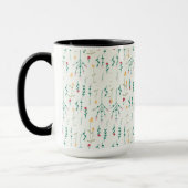 Blumenmuster Frühlingsblumen-Kombination Tasse (Links)