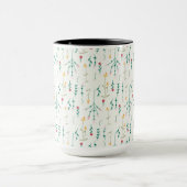 Blumenmuster Frühlingsblumen-Kombination Tasse (Zentrum)