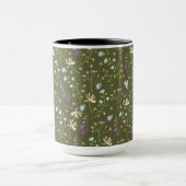 Blumenmuster Frühlingsblumen-Kombination Tasse (Zentrum)