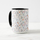 Blumenmuster Frühlingsblumen-Kombination Tasse (Vorderseite Links)