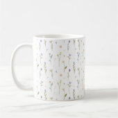 Blumenmuster Frühlingsflorales Klassiker Kaffeetasse (Links)