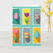 Blumenmuster-Frühlingskarte Karte (Gelbe Blume)