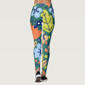 Blumenmuster Full Leggings (Rückseite)