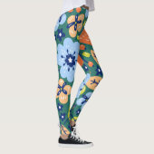Blumenmuster Full Leggings (Rechts)