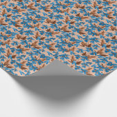 Blumenmuster für Aquarellbilder Geschenkpapier (Ecke)