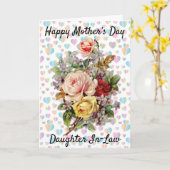 Blumenmuster für Muttertag - Elegante Grußkarte Karte (Gelbe Blume)