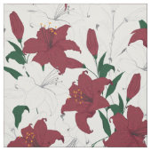 Blumenmuster für Red Holiday Stoff (Muster)