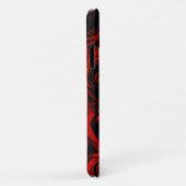 Blumenmuster für Rote Rosen Case-Mate iPhone Hülle (Hinten/Rechts)