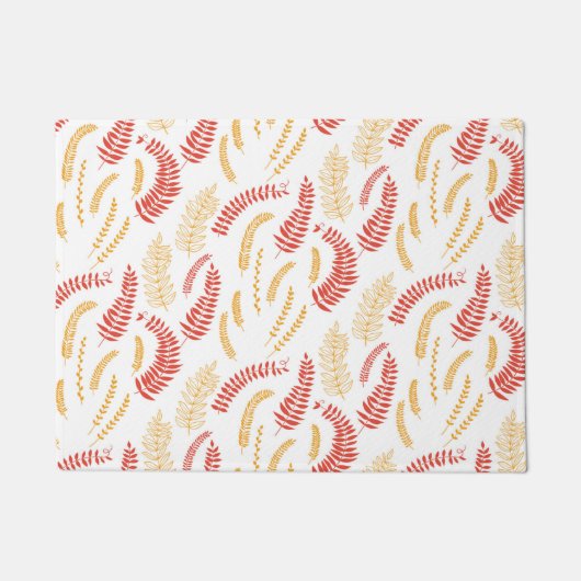 Blumenmuster Fußmatte (Vorderseite)