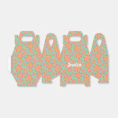 Blumenmuster - Gefälligkeitsbox Geschenkschachtel (Ungefaltet)