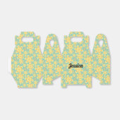 Blumenmuster - Gefälligkeitsbox Geschenkschachtel (Ungefaltet)