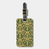 Blumenmuster Gepäckanhänger (Vorderseite vertikal)