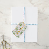Blumenmuster Geschenkanhänger (Mit Garn)