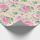 Blumenmuster Geschenkpapier (Ecke)