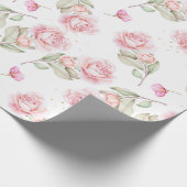 Blumenmuster Geschenkpapier (Ecke)