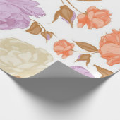 Blumenmuster Geschenkpapier (Ecke)