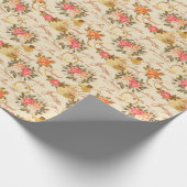 Blumenmuster Geschenkpapier (Ecke)