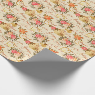 Blumenmuster Geschenkpapier