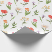 Blumenmuster Geschenkpapier (Ecke)
