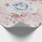 Blumenmuster Geschenkpapier (Ecke)