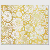 Blumenmuster Geschenkpapier (Flach)