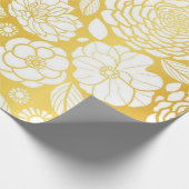 Blumenmuster Geschenkpapier (Ecke)