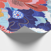 Blumenmuster Geschenkpapier (Ecke)